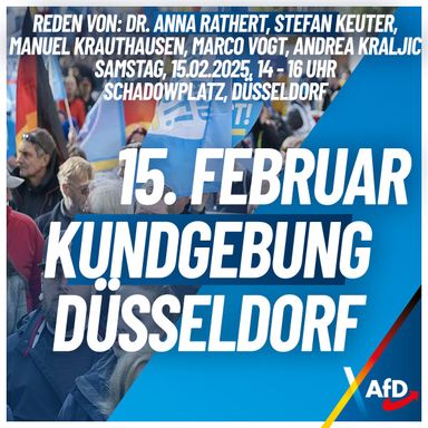 Wahlkampfabschluß der AfD Düsseldorf